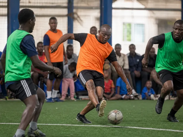 Match de football communautaire